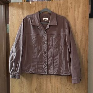 Pact Women's Taupe Jean Jacket